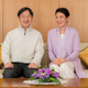 Crown prince Naruhito and crown princess Masako at their residence Togu Palace in Tokyo, Feb. 17, 2019.